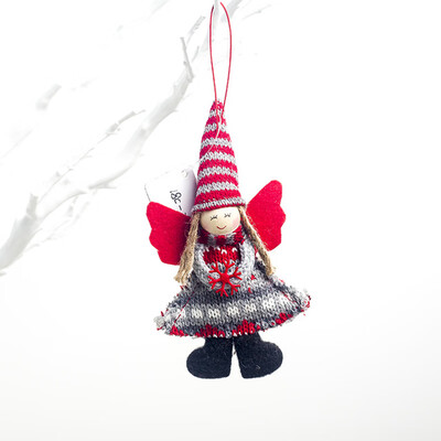 

Cute Angel Doll Cloth Girl Pendant Ornament Christmas Tree Hanging Decor 4 Style