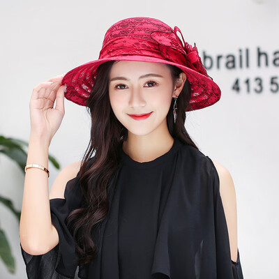 

Beach hat Blue Korean version Baitao summer foldable seaside sunscreen hat outing sunhat cool hat