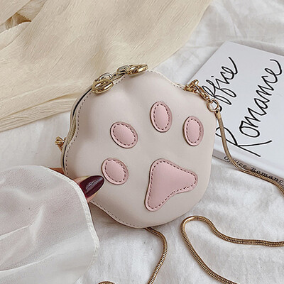 

Mini-small-bag womens new style 2019 cute little girls cat-claw bag chic chain single-shoulder single-shoulder bag
