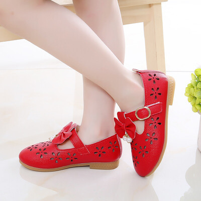 

Kids Baby Girl Soft Sole Shoes Anti-slip Floral Hollow Design Sandals First Walkers Walking Shoe