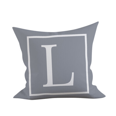 

〖Follure〗45x45 cm Kinder Zimmer Dekoration Brief Kissen Englisch Alphabet pillowcases