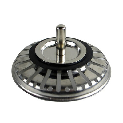 

JPGIF Anti-blocking stainless steel pool sink sewer debris filter kitchen bathroom