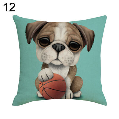 

Cute Animal Elephant Dog Throw Pillow Case Cushion Cover Sofa Bedding Articles
