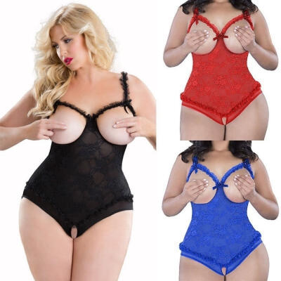 

Sexy Lingerie Sleepwear Lace Womens Dress Underwear Babydoll Nightwear Plus size