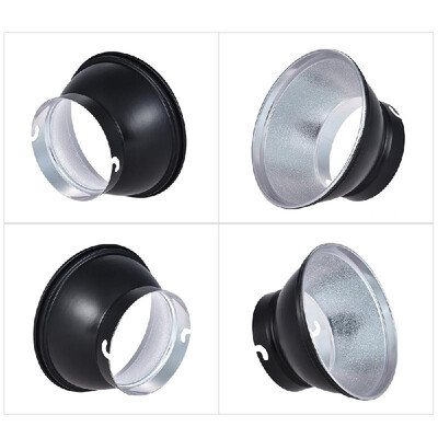 

7" 180mm Elinchrom Mount Standard Reflector Diffuser Shade Lamp Shade with 20° 40° 60° Honeycomb Grids for Elinchrom Mount Studi
