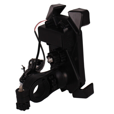 

Motorcycle Bike Cell Phone GPS Mount Holder USB Charger