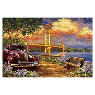 

Toponeto Embroidery Paintings Rhinestone Pasted DIY Diamond Painting Cross Stitch 5D
