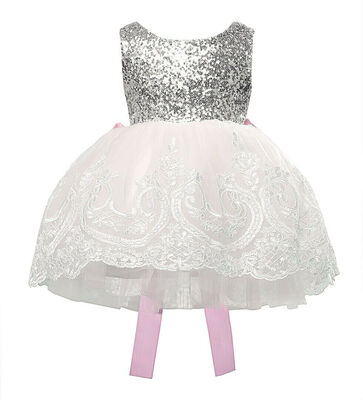 

Baby Girl Kids Party Tutu Dress Pageant Wedding Birthday Princess Christening
