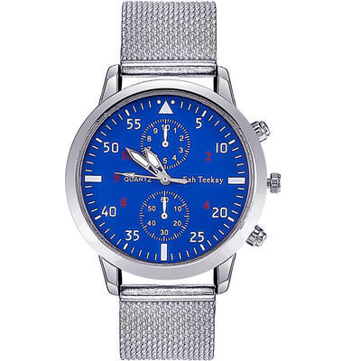 

Fashion Men Mesh Band Watch Male Luxury Stainless Steel Analog Quartz Wristwatch 2018 Sport Military Watches Relogio Masculino
