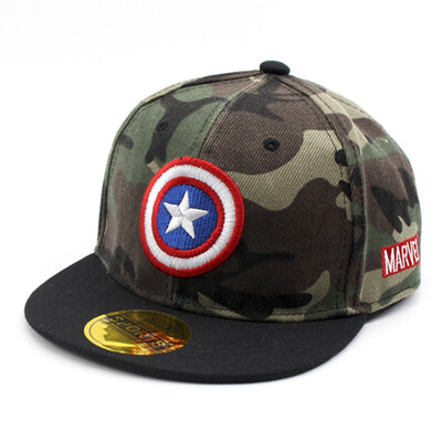 

Kids Boys Girls Cartoon Baseball Cap Superhero Batman Spiderman Snapback Sun Hat