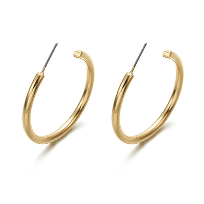 

2019 Unique Knotted Hoop Earrings for Women Simple Cute Round Earring Jewelry Gifts
