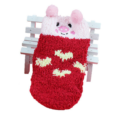 

Baby Socks Kids Sleep Coral Fleece Christmas Funny Sock Animal Panda Winter Autumn Boys Girls Kids Socks 0-3 Y
