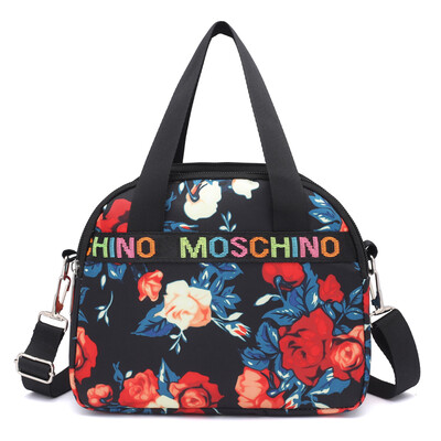 

Lightweight printed bag for middle-aged&elderly womens bag mother bag shoulder bag waterproof nylon Oxford canvas bag