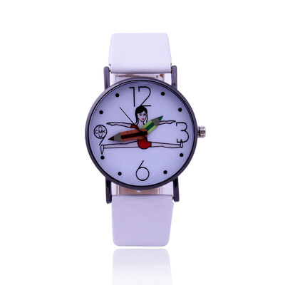 

New ladies creative gymnastics sports dial quartz