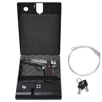 

Digital Security Electronic Gun Safe Box Keypad Lock Cash Jewelry Pistol Key Car