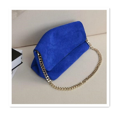 

Royal blue leather bag leather shoulder bag new European&American fashion matte handbags handbags