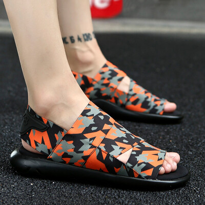 

Mens sandals summer soft bottom personality fashion anti - slip trend Korean version leisure beach cool drag