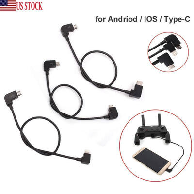 

Micro USB Cable Type-C OTG 90° for DJI Spark Mavic Pro Air Transmitter Control A