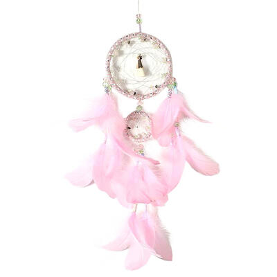 

Handmade Feather Dream Catcher Beads Wall Hanging Dream Catcher Room Decor