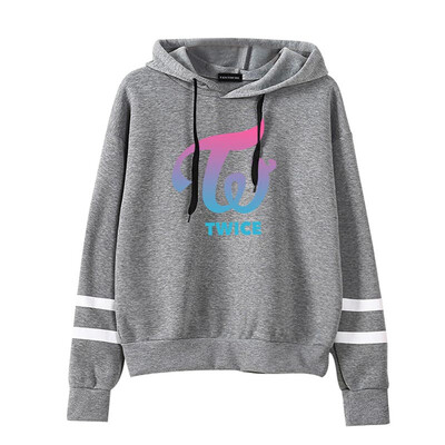 

K pop Fashion Twice Hoodie Women Long Sleeve Letter Printed Sweatshirt Twice