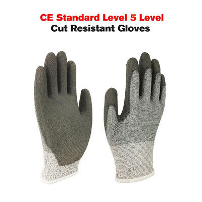 

1 Pair of Cut Resistant Gloves CE Standard Level 5 Level Anti-Cut Hand Protective Glove For Butcher Working Kitchen Knife&Glas