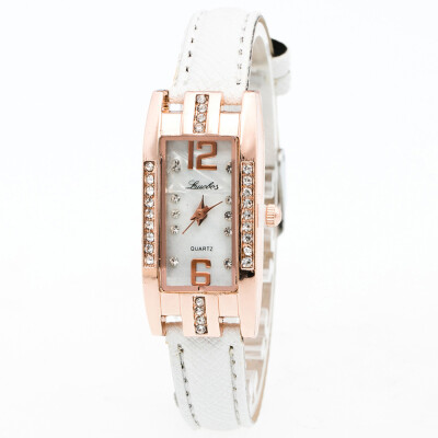 

Unique Square With Rhinestone Womens Watches Bayan Kol Saaty Fashion High Quality Featured Wristwatch Clock Horloge Dames