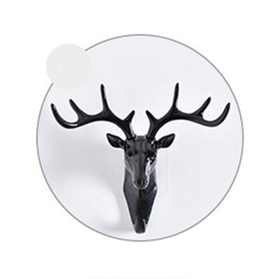 

Vintage Deer head Animal Clothes Hanger Wall Mounted Hook Door Decoration Vogue