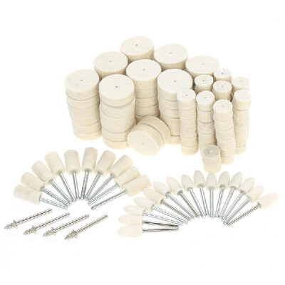 

129pcs Abrasive Polishing Wheel Polishing Tools Wool Felt Metal Surface Buffing Accessories Rotary Tool