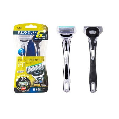 

Pui Yin KAI Japan imported 5 blade 2 loaded body wash mens razor manual shaving knife manual razor