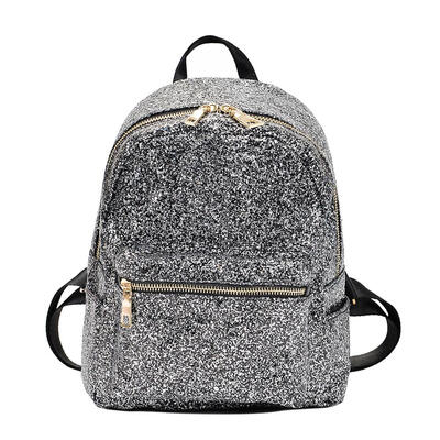 

Fashion Women Glitter Sequins Backpacks Shining Travel Shoulder Schoolbags