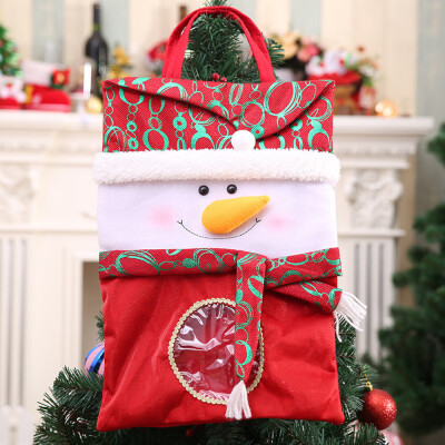 

〖Follure〗Xmas Santa Claus Gift Bags Merry Christmas Snowman Candy Bag Party Decor