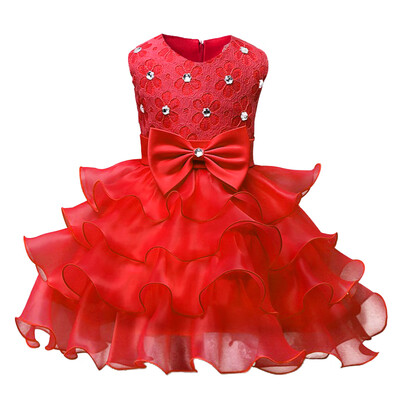 

Kids Children Sleeveless Princess Dress Girls Flower Chiffon Formal Dress