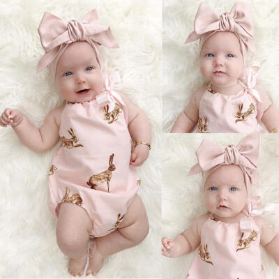 

Infant Toddler Baby Girls Clothes Bodysuit Romper Jumpsuit Playsuit Outfits Set