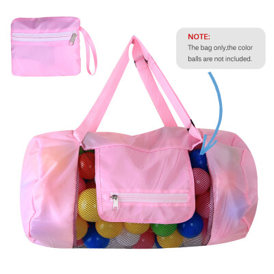 

Beach Mesh Bag Toy Tote Drawstring Beach Backpack For Travel Beach Waterpark Supermarket