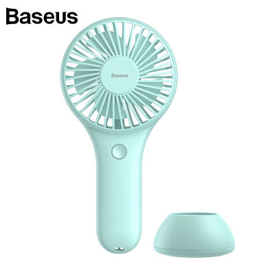 

Baseus USB mini portable handheld fan with base colorful air coolong fan for outdoor or home