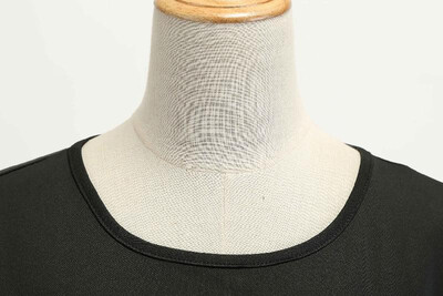 

L8070 Cross-border Halloween Womens Round Neck Long Sleeve Ghost Print Elastic Elastic Waist with Black Ribbon Big Swing blue