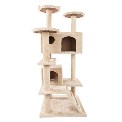 

Solid Sisal Rope Plush Cat Climb Trees Cat Toy Pet Cat Tower Climbing Frame