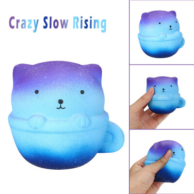 

Siaonvr Starry Cute Chocolate Toast Slow Rising Cream Scented Stress Reliever Toy