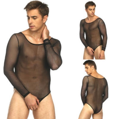 

Men&39s Slim Fit Top Sexy Mesh Sheer Short Sleeve Gym Workout Tops Casual T-Shirt
