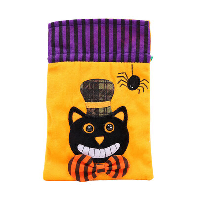 

Toponeto Halloween Cute Witches Candy Bag Packaging Children Party Storage Bag Gift