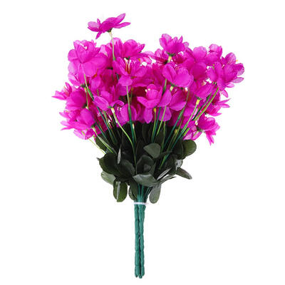 

Artificial Silk Flowers 7 Heads Small Lantern Bouquet Simulation Flower
