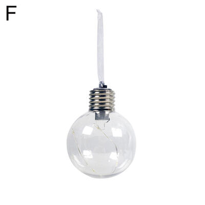 

Christmas Tree PET Filament Light Bulb Ball Hanging Battery Operate Lamp Decor