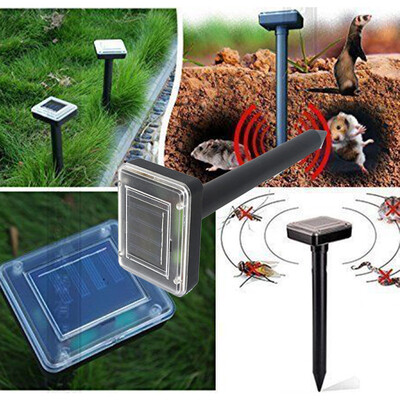 

〖Follure〗2pc Powered Ultrasonic Sonic Mouse Mole Pest Rodent Repeller Repellent Yard