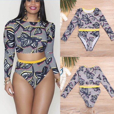 

Roseonmyhand Plus Size Women 2Pcs Swimsuit Push Up Bikini Swimwear Bathing Monokini Suit
