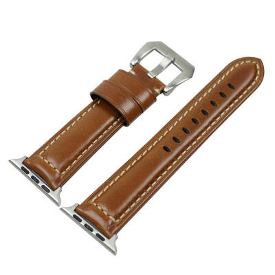 

Leather Adjustable Bracelet Watch Band Wrist Strap for iWatch Series 4 40mm