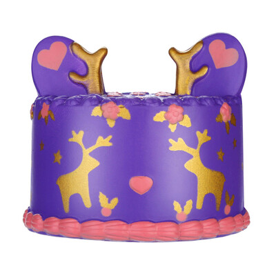 

Gobestart Squishies Deer Cake Super Slow Rising Fruits Scented Squeeze Stress Relief Toys