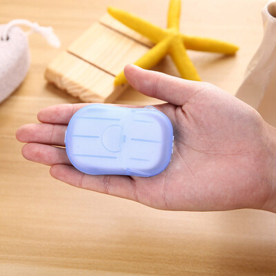 

Toponeto Disposable Hand Washing Tablet Travel Carry Toilet Soap Paper 40Pcs