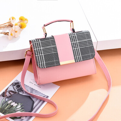 

Spring&summer new womens bag Korean fashion simple small square bag trend shoulder Messenger bag cross-border