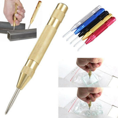 

Automatic Center Punch Strikes Surface wo Hammer Spring Loaded Window Breaker