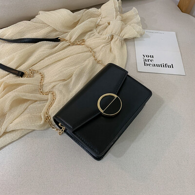

Chic summer small bag female 2019 new foreign gas French small shoulder bag simple wild chain messenger bag